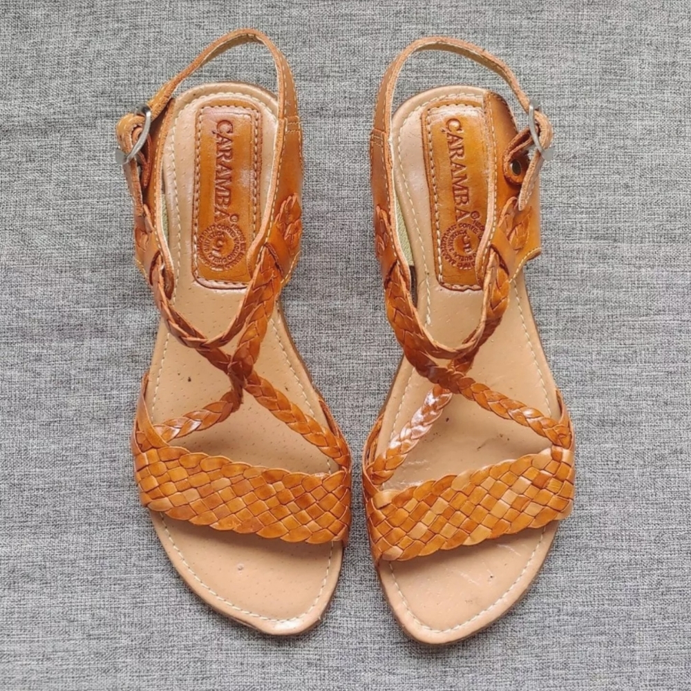 Caramba Mexican leather sandals size 8